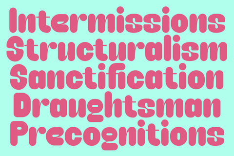Caprifig - Bold & Rounded Typeface - Pixel Surplus