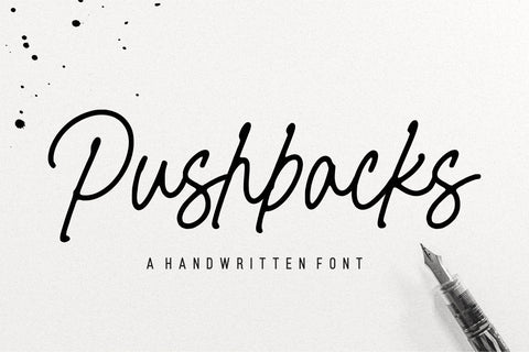 Pushbacks Font