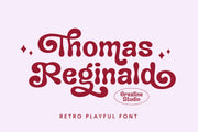 Thomas Reginald - Retro Playful Font
