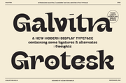 Galvitra - Display Font Family