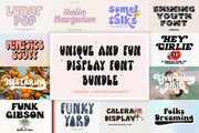 Unique & Fun Display Font Bundle