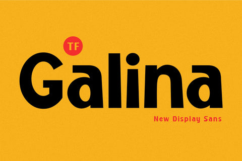 TF Galina - Display Sans Font