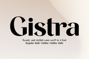 Gistra – Elegant Sans Serif