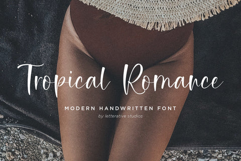 Tropical Romance Font - Pixel Surplus