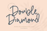 Double Diamond is a Monoline Handwritten Font