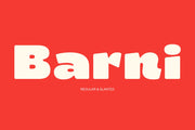 Barni – Bold Retro Groovy Font