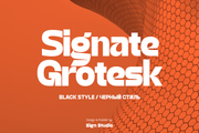 Signate Grotesk - Black