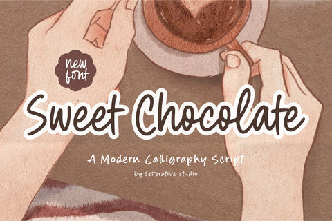 Sweet Chocolate Font - Pixel Surplus