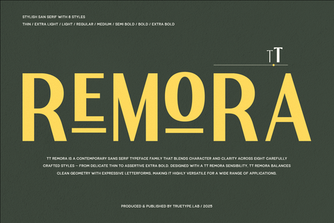 TT Remora – Modern Sans Display