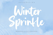 Winter Sprinkle is a Modern & Bold Brushed Script Font - Pixel Surplus