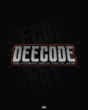 Deecode Free Futuristic Font