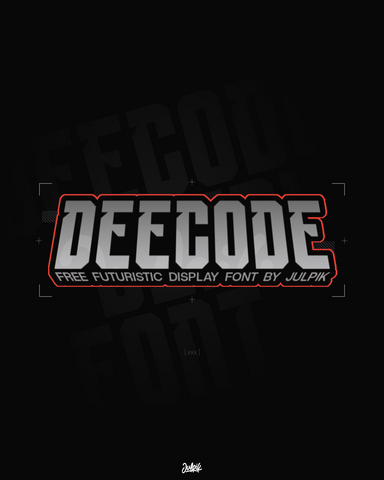 Deecode Free Futuristic Font