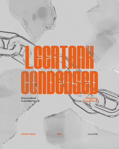 Leentank Condensed - Free Display Typeface