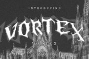 FT Vortex - Black Metal Font