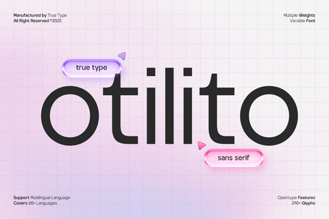 TT Otilito Sans Font Family