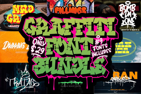 Graffiti Font Bundle