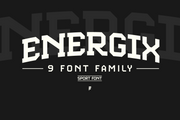 Energix - Sport Font - Pixel Surplus