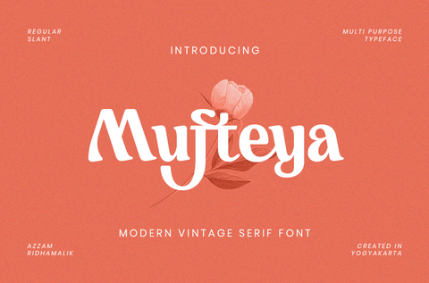 Mufteya - Retro Serif Font