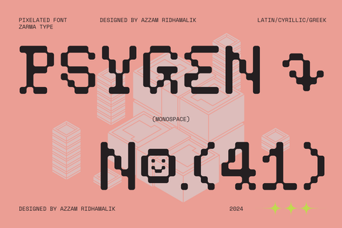 Psygen – Modern Pixel Font