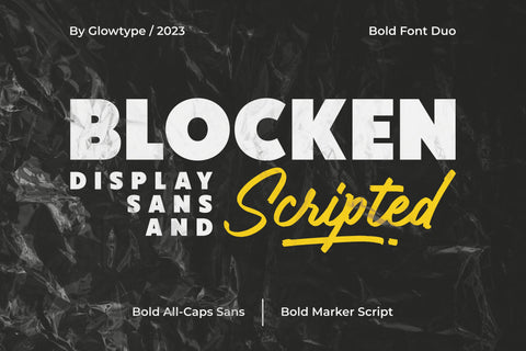 Blocken Font Duo