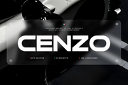 TRT Cenzo Modern Futuristic Sans Serif Typeface