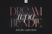 Dream Type Bundle - 4 creative fonts - Pixel Surplus