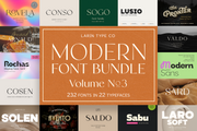 The Modern Font Bundle Vol. 3