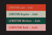 LEWISTON: A Serif Typeface