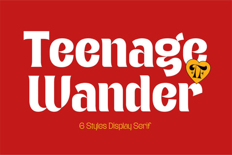 Teenage Wander - Variable Font