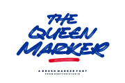 The Queen Marker • A Marker Font