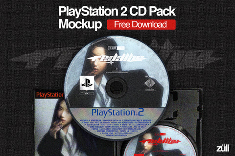 PlayStation 2 CD Pack Mockup