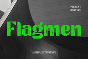 Flagmen - A Display Typeface