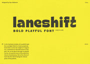 Laneshift Typeface