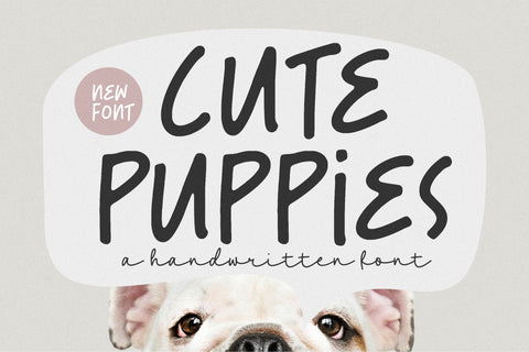 Cute Puppies Font