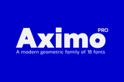 Aximo | Geometric Sans Serif