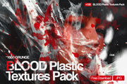 +100 BLOOD Plastic Textures Pack