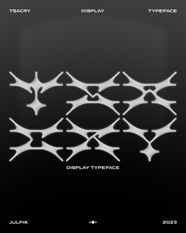 Tsacry - Free Display Typeface