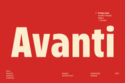 Avanti Condensed Sans