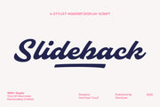 Slideback | Bold & Stylish Script