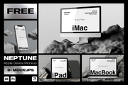 FREE | Neptune - Apple Device Mockups