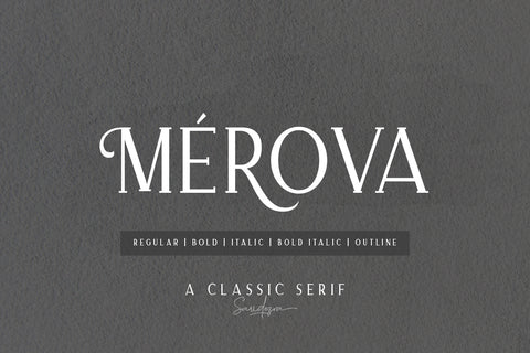 Merova - Classic Serif (5 Fonts)