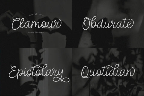 The Elegant Script Font Bundle