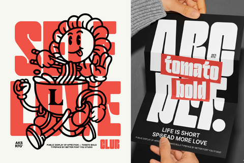 Tomato Bold - Bold Sans Serif & Ink Trap Display
