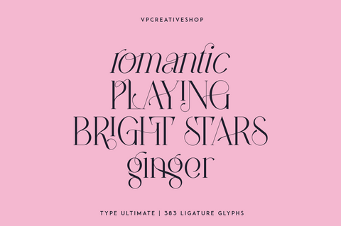 Dream Type Bundle - 4 creative fonts