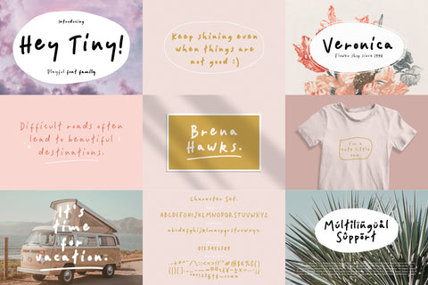 Unique & Fun Display Font Bundle