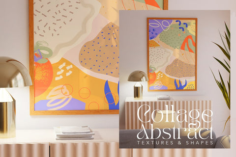 Abstract Collage Bundle 4 in 1