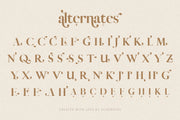 Vicky Christina Ligature Serif Font