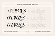 Charles - Chic Ligature Serif Font