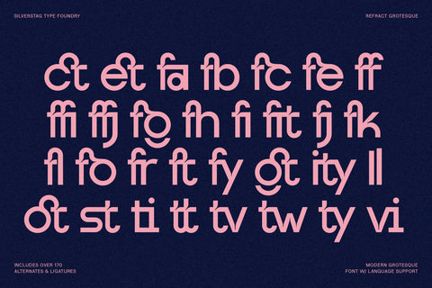 Refract - A Modern Grotesque Font