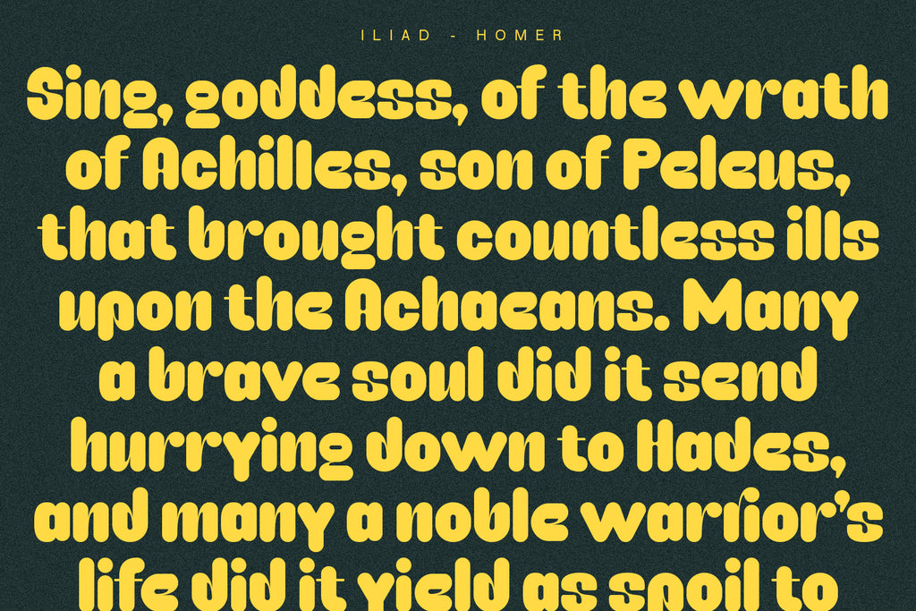 Caprifig - Bold & Rounded Typeface - Pixel Surplus